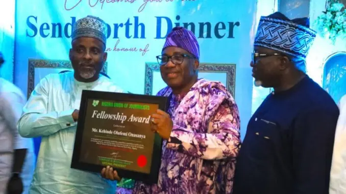 Ogun: NUJ honours first journalist to become Head of Service at retirement